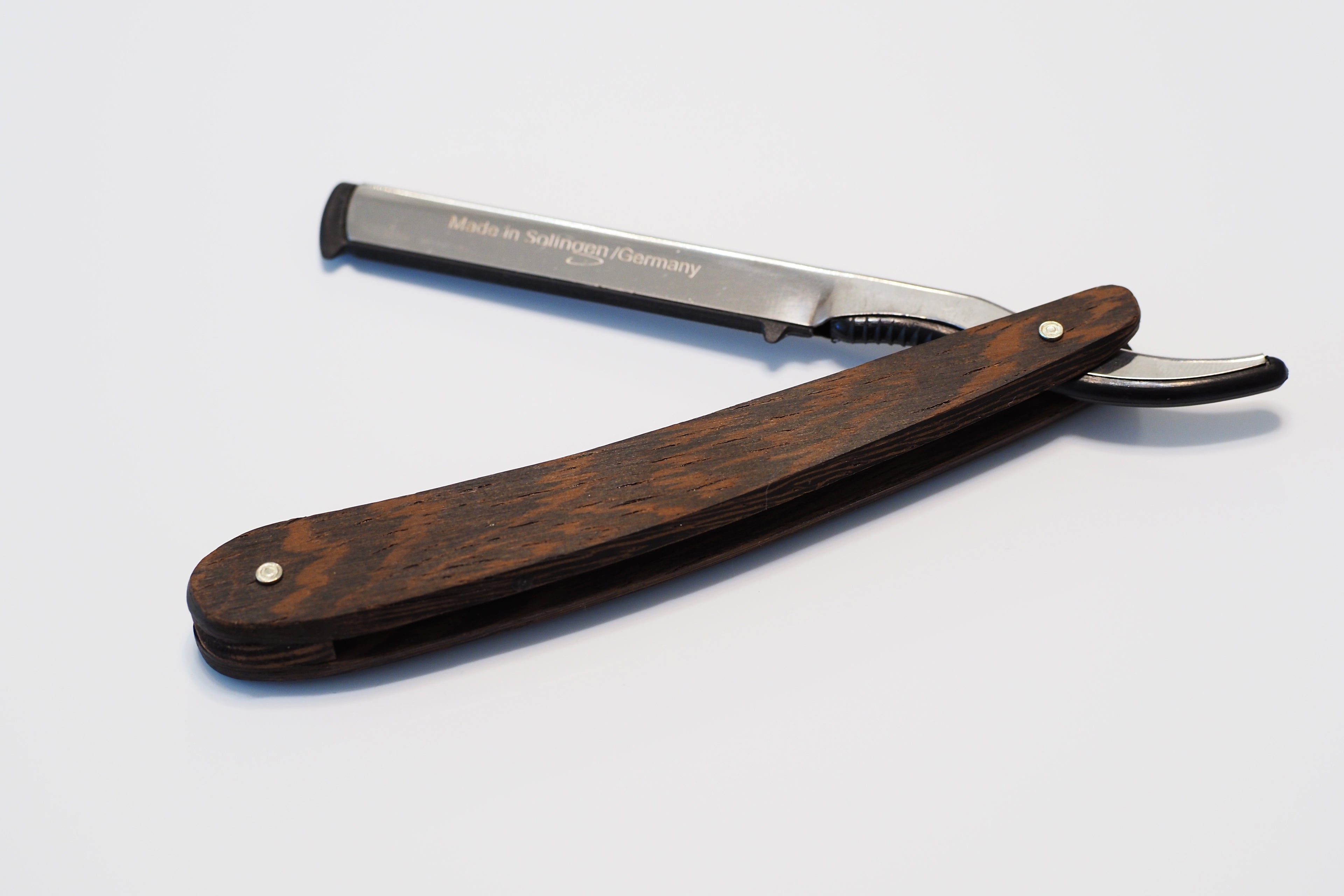 RMK Solingen Rasiermesser mit Wechselklinge Wengeholz
