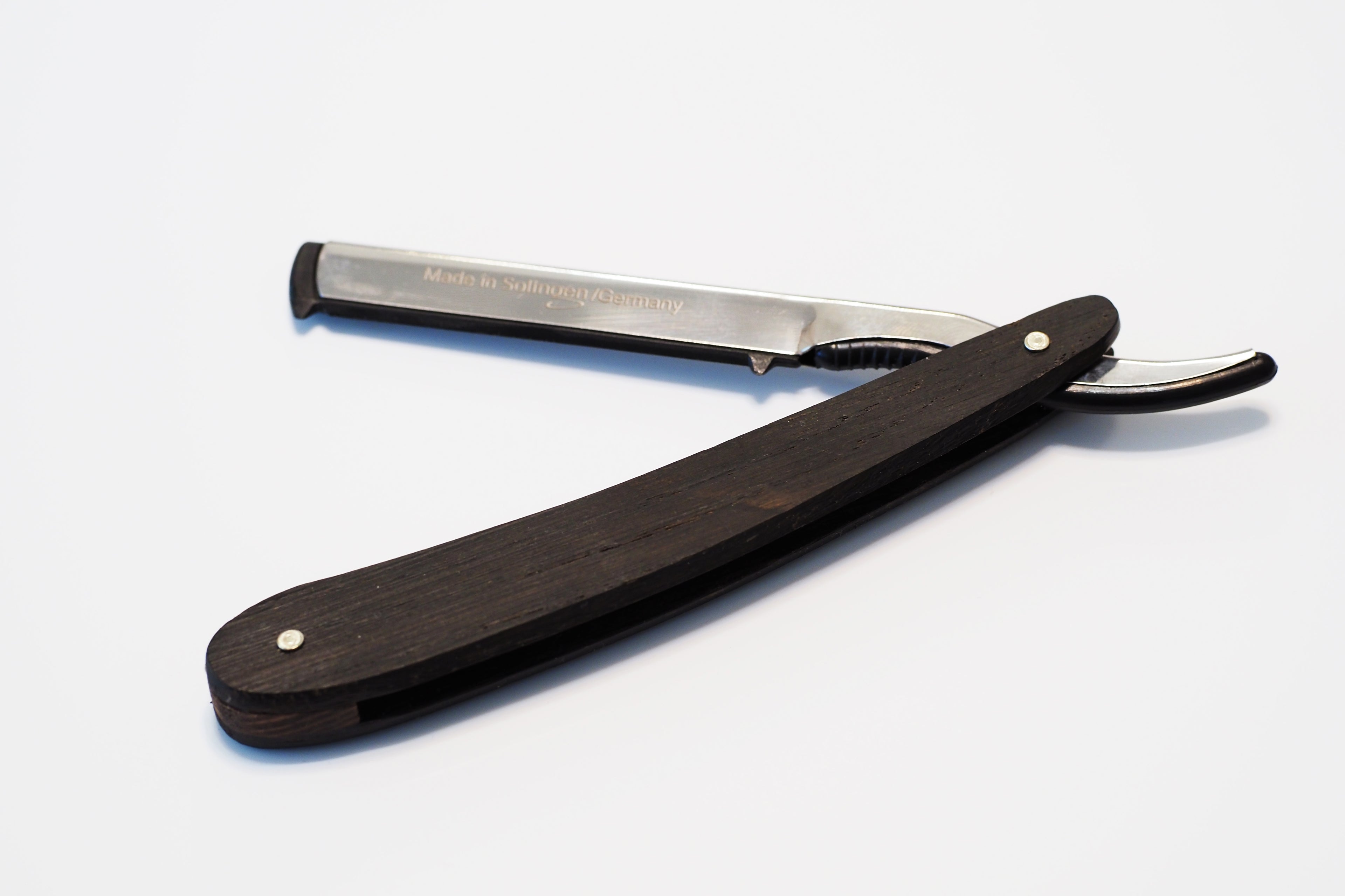RMK Solingen Rasiermesser mit Wechselklinge Mooreiche